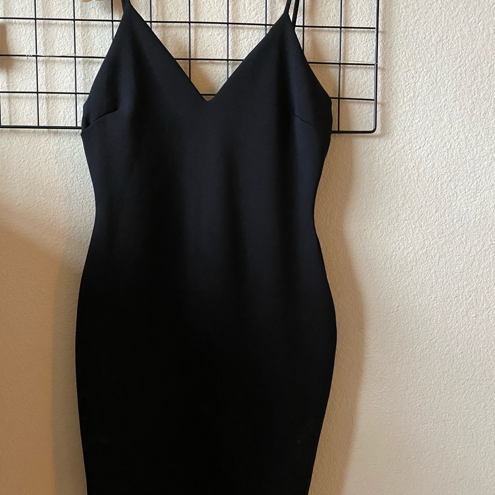 Black mini elegant dress